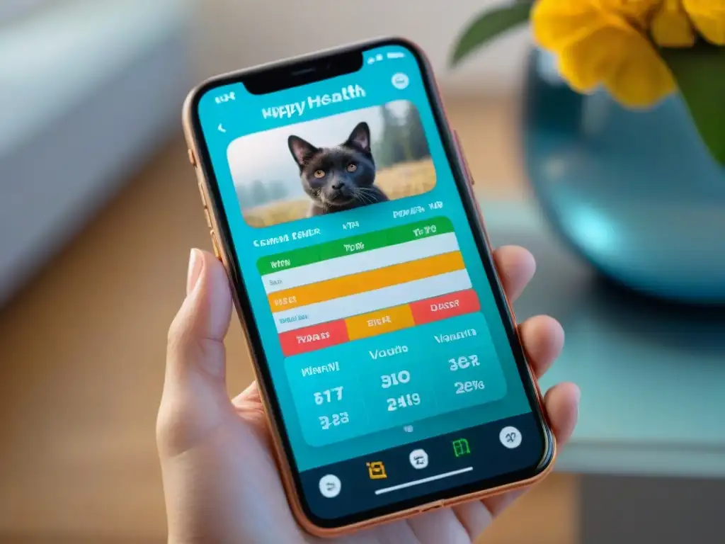 App de Salud para Mascotas: Calendario de Vacunas y Citas Veterinarias Una app de salud para mascotas con recordatorios de vacunación en pantalla de smartphone