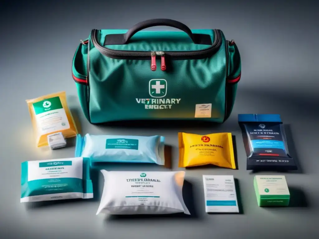Kit de emergencia veterinaria para mascotas: organizado y listo Kit de primeros auxilios para mascotas de viaje, organizado y listo para emergencias veterinarias