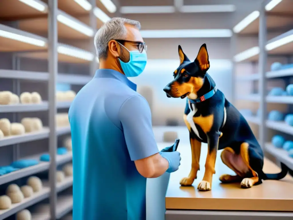 Veterinario experto crea prótesis personalizada con tecnología 3D Un veterinario experto crea una prótesis 3D personalizada para mascotas con cuidado y precisión