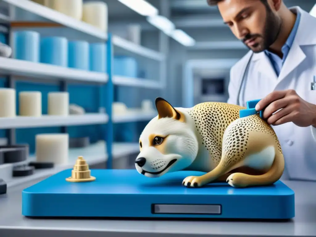 Veterinario crea prótesis 3D personalizada para mascota con detalle ultra Un veterinario crea una prótesis 3D para mascotas con cuidado y precisión